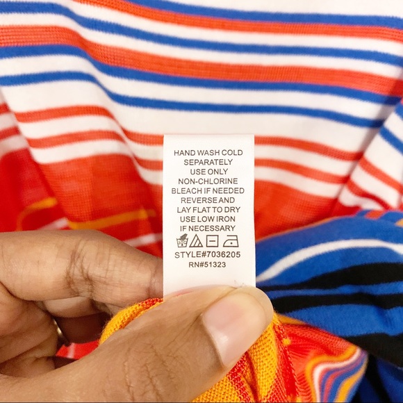 Cece Striped Tunic Size Extra Small NWT - Picture 4 of 4